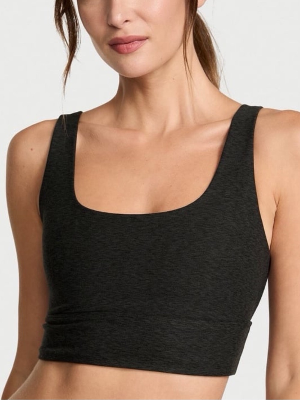 Victoria's Secret  Sport Charcoal Seamless Scoop Bralette Size Medium DD NWT